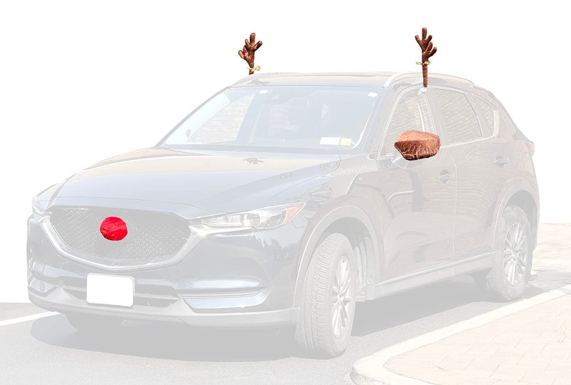 Red Co. Reindeer Antlers Christmas Kit Products (Full Kit with Ear Mirror Covers) - Image 2